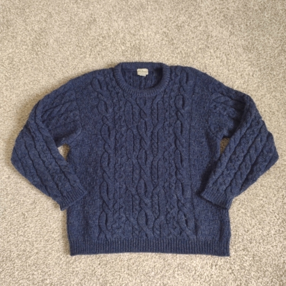 LL Bean Irish Wool Sweater 🐑